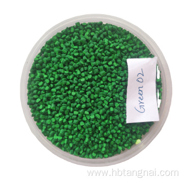 Green masterbatch for film blowing injection molding